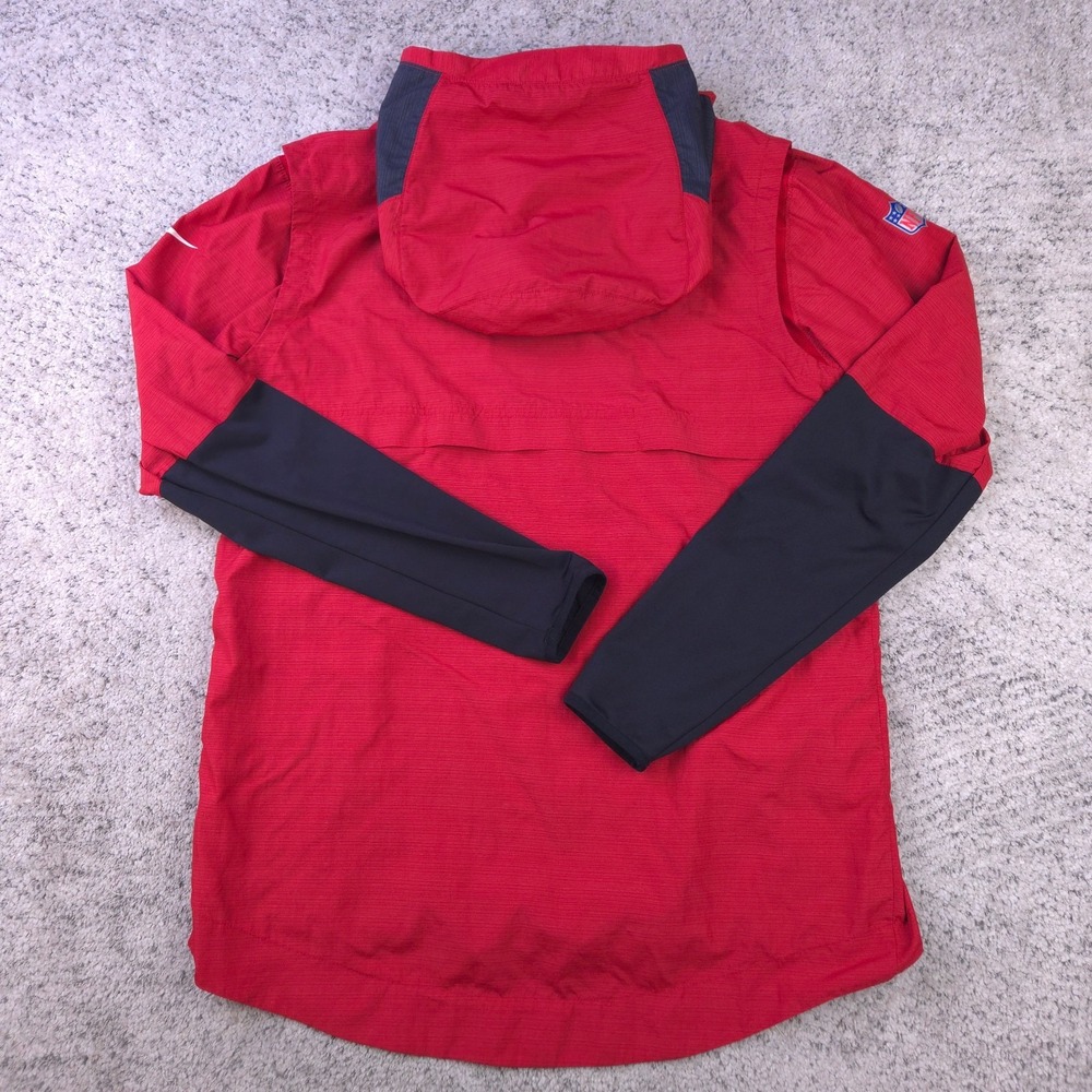 Atlanta Falcons Jacket Mens Medium Nike On Field Sideline Pullover Scuba Collar - Picture 2 of 9